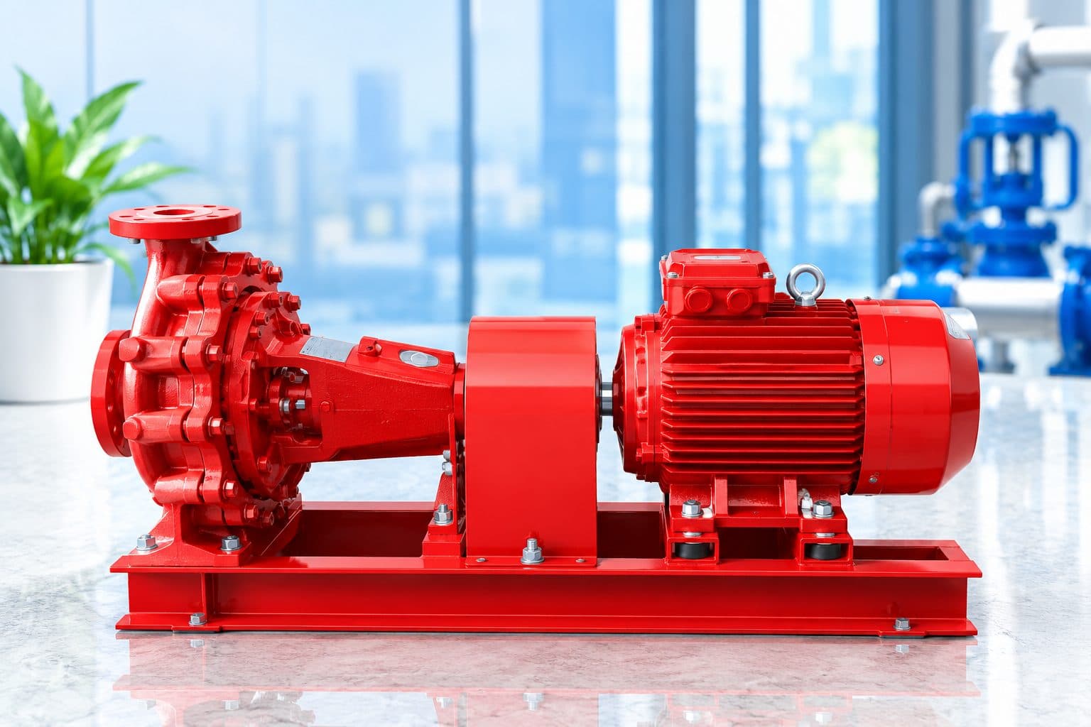 Fire Booster Pump With Motor